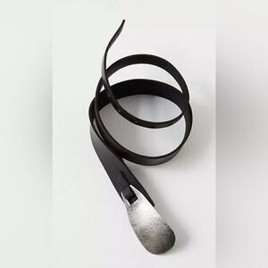 Free People belt Oyster Bay black hip belt new one size M/L. NWT